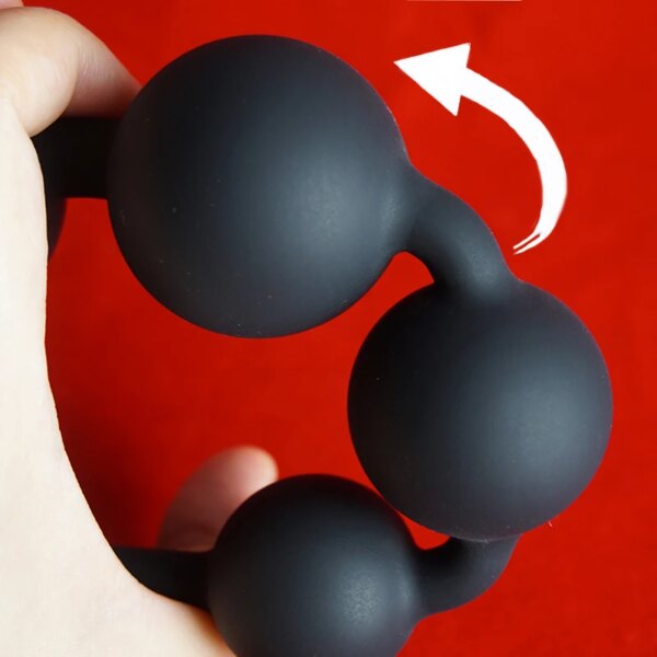 Silicone Anal Beads Dilator,Big Annals Balls,Long Ass Anus But Butt Plug,Analplug Buttplug Butplug,Analsex Prostate Sex Toys - Image 4