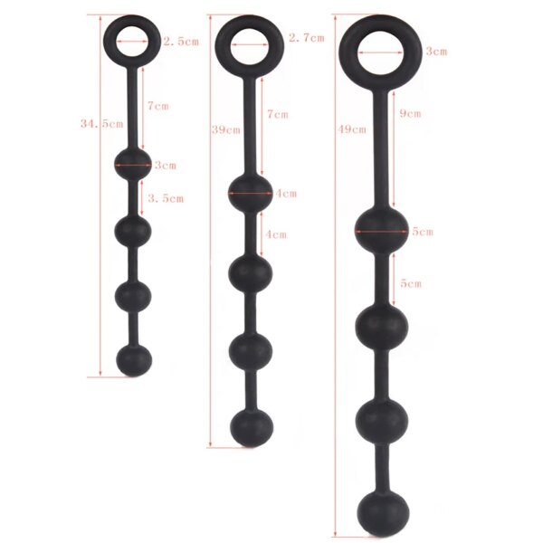 new anal plug buttplug silicone anal balls sex toys for adults erotic toy big butt plug anal beads plugs dilator but plug sextoy - Image 3