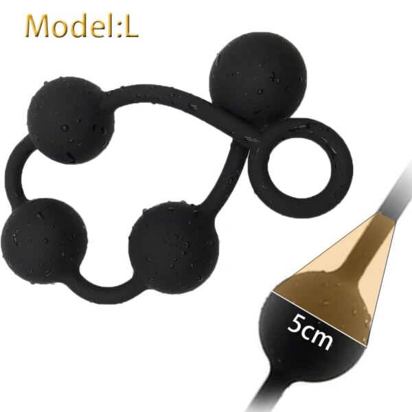 new anal plug buttplug silicone anal balls sex toys for adults erotic toy big butt plug anal beads plugs dilator but plug sextoy - Image 6