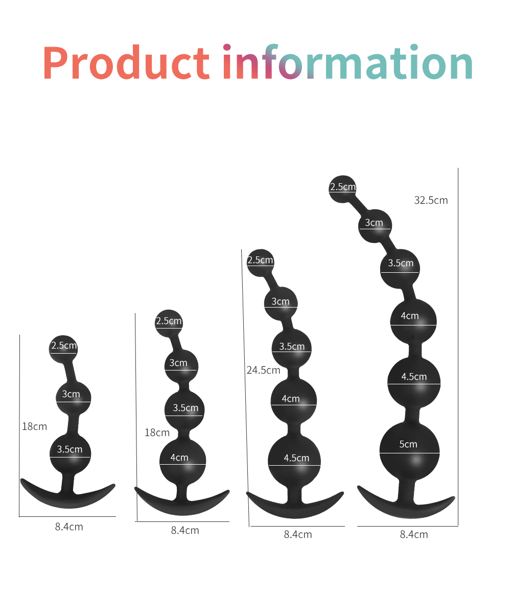 Super Long Anal Beads Anal Plug Prostate Massage Big Butt Plug Vaginal Balls Anal Stimulation Pull Bead Dildo Deep Anal sex Toy
