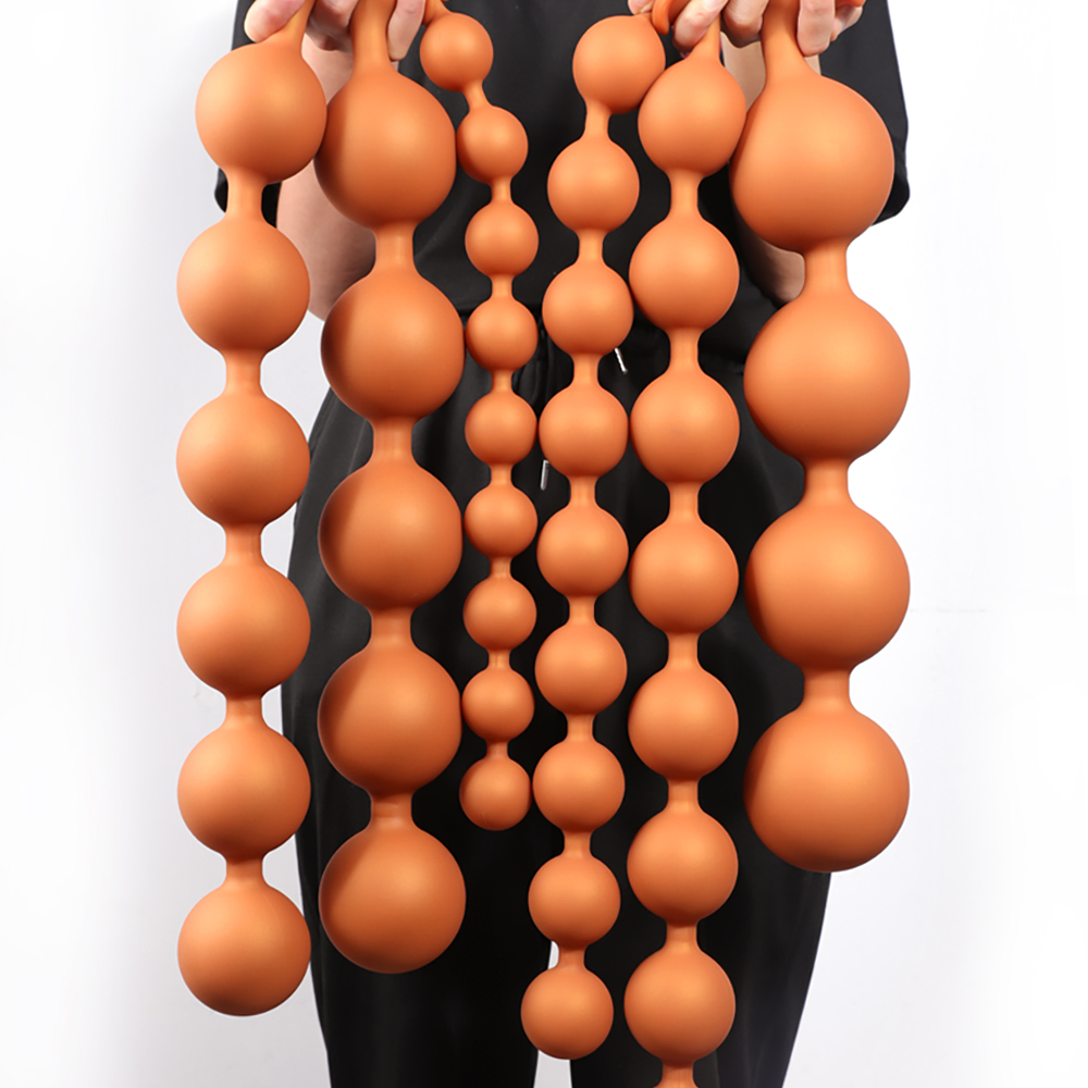 Super Long Anal Beads Anal Plug Prostate Massage Big Butt Plug Vaginal Balls Anal Stimulation Pull Bead Dildo Deep Anal sex Toy
