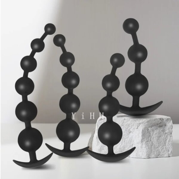 Super Long Anal Beads Anal Plug Prostate Massage Big Butt Plug Vaginal Balls Anal Stimulation Pull Bead Dildo Deep Anal sex Toy - Image 6