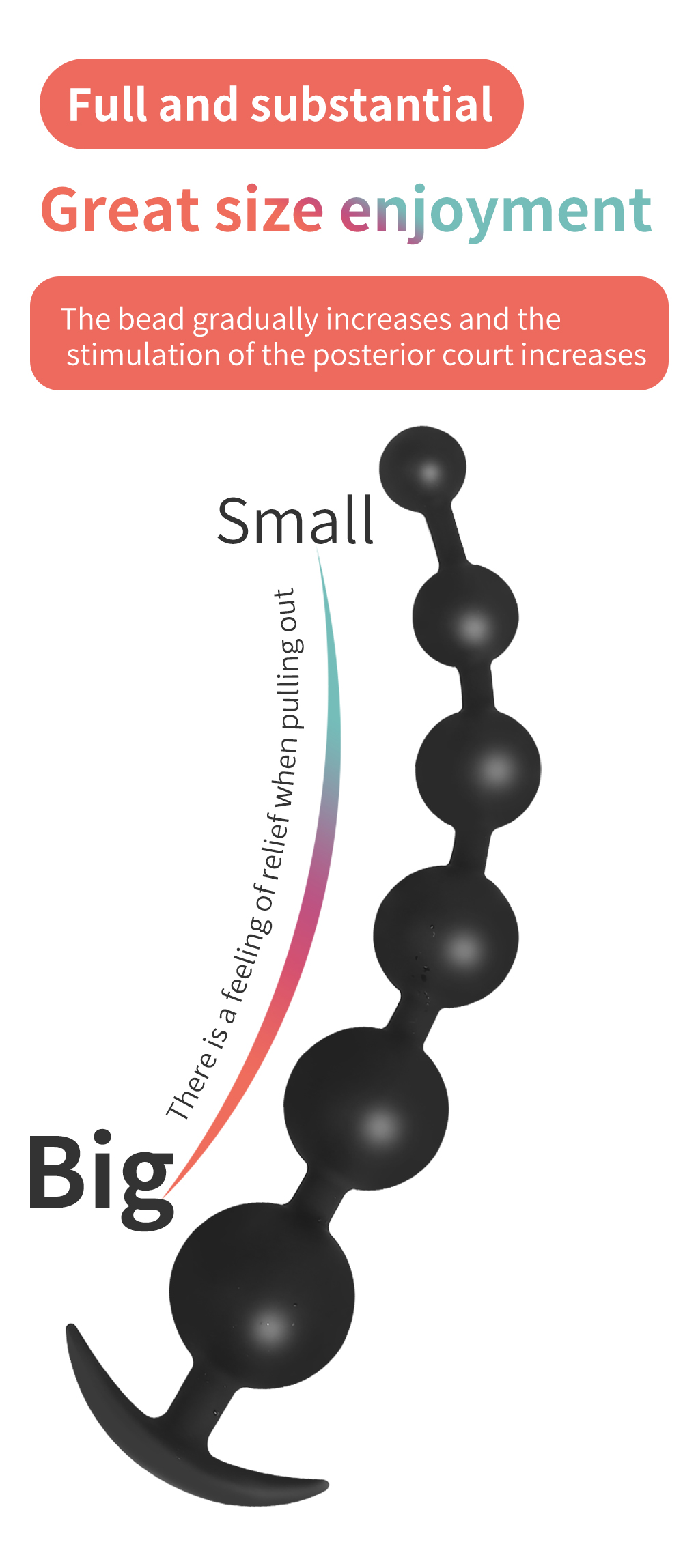 Super Long Anal Beads Anal Plug Prostate Massage Big Butt Plug Vaginal Balls Anal Stimulation Pull Bead Dildo Deep Anal sex Toy