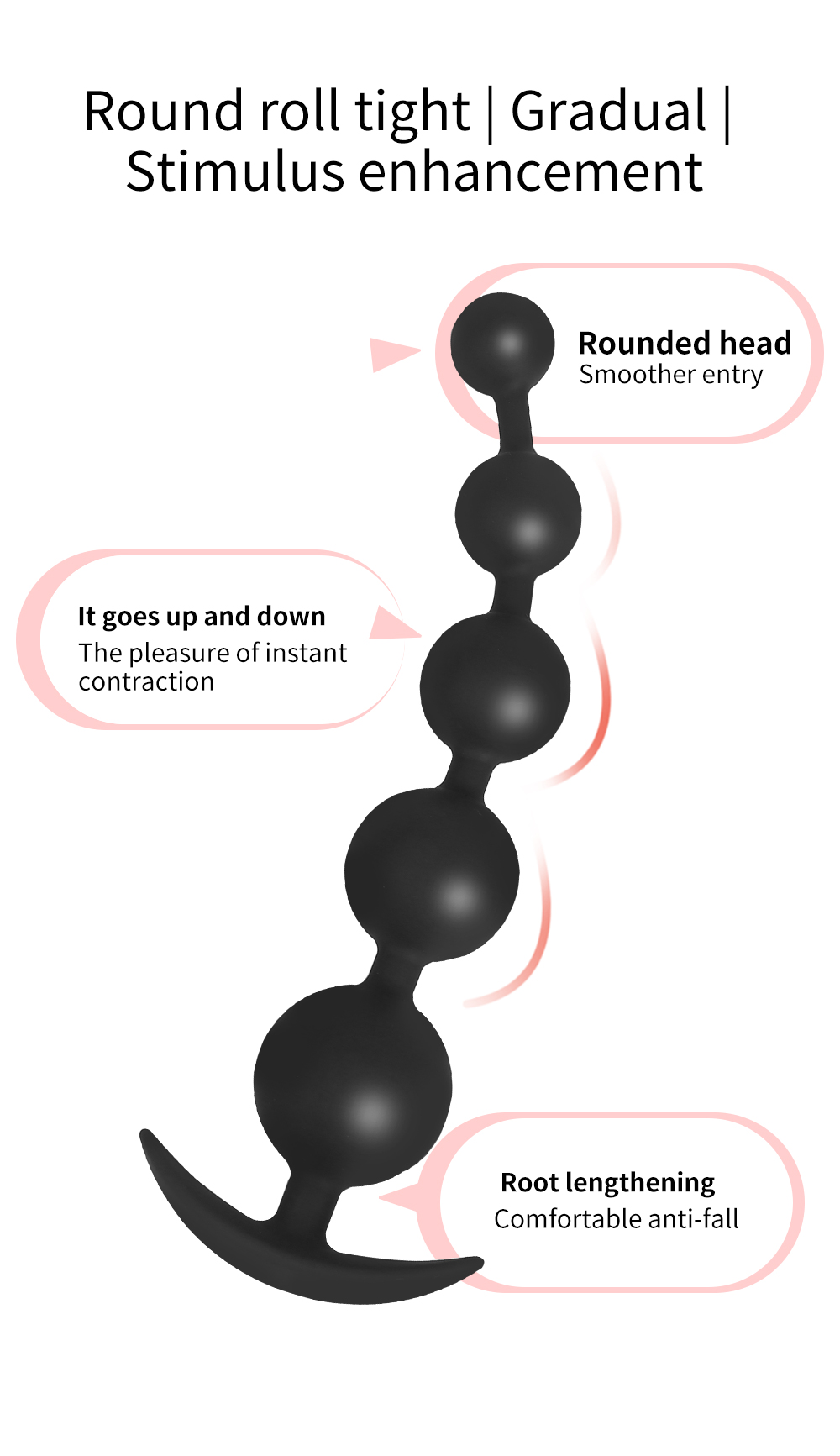 Super Long Anal Beads Anal Plug Prostate Massage Big Butt Plug Vaginal Balls Anal Stimulation Pull Bead Dildo Deep Anal sex Toy