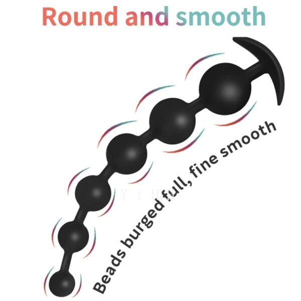 Super Long Anal Beads Anal Plug Prostate Massage Big Butt Plug Vaginal Balls Anal Stimulation Pull Bead Dildo Deep Anal sex Toy - Image 4