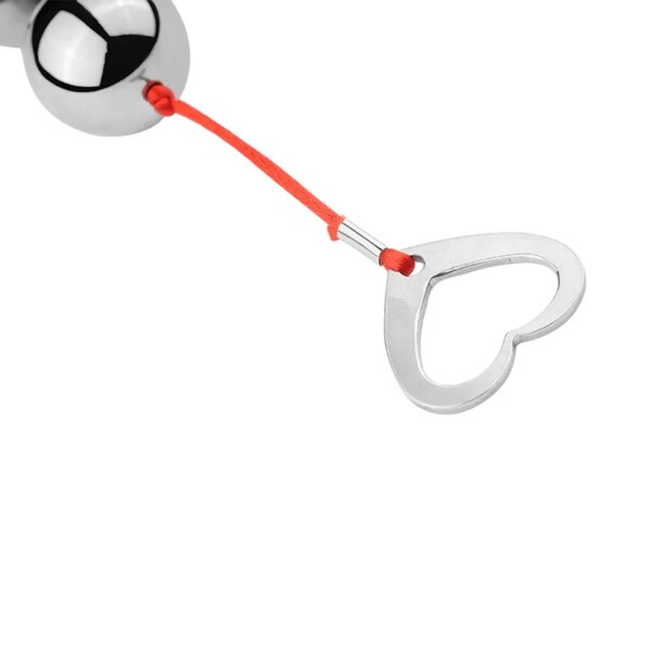 BUYBOOS Stainless Steel Anal Beads Metal Anal Plug Pull Beads Anal Toys Butt Plug Anal Dilator Adult Sex Toys for Men and Women - Image 6
