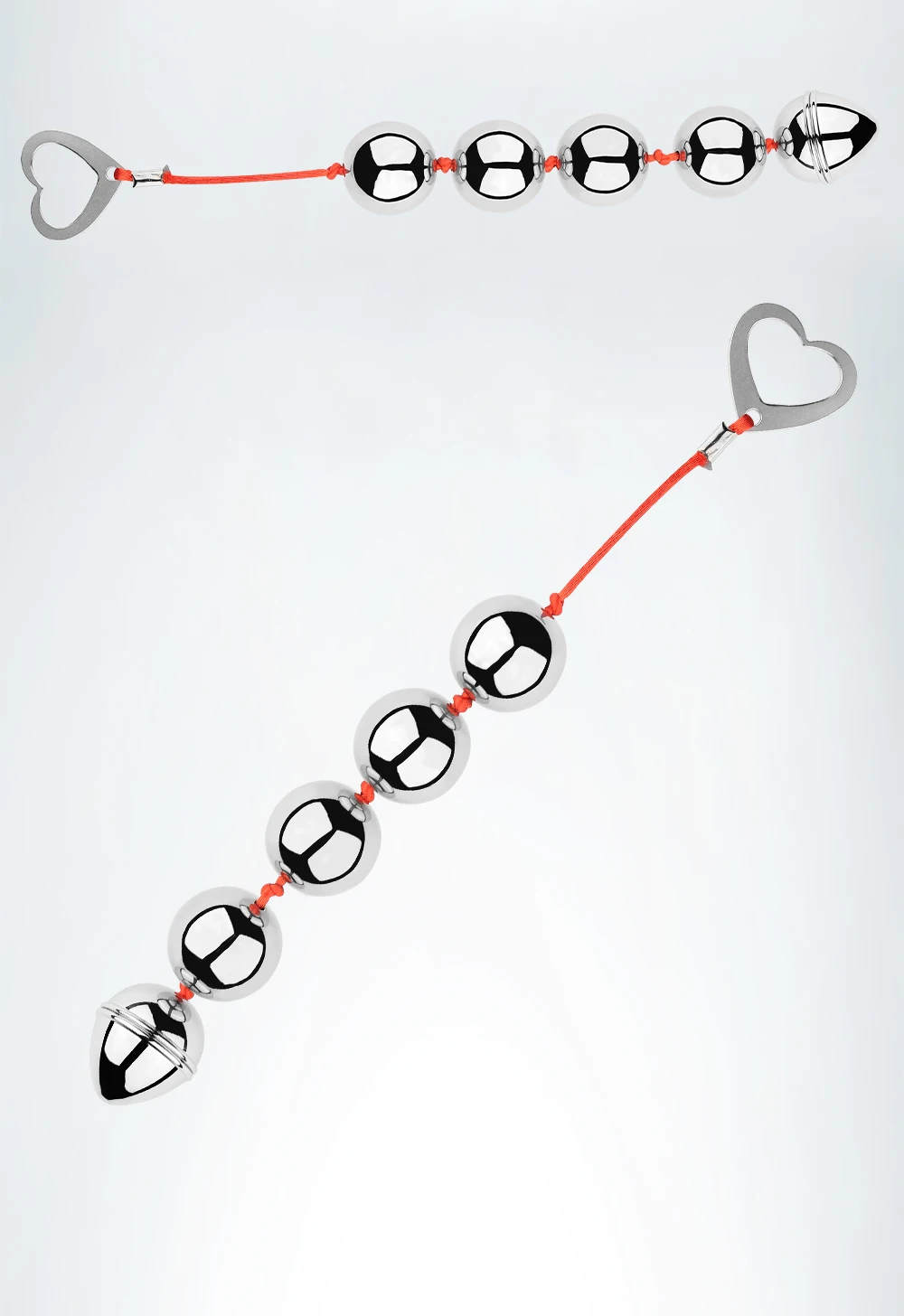 BUYBOOS Stainless Steel Anal Beads Metal Anal Plug Pull Beads Anal Toys Butt Plug Anal Dilator Adult Sex Toys for Men and Women