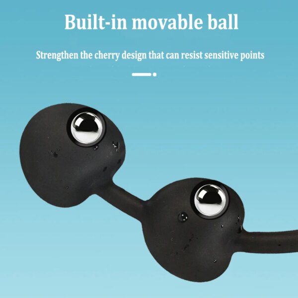 Go Out Anal Plug Silicone Rolling Ball Butt Plug Anus Sex Products Invisible Masturbation Sex Toys For Women Men Anal Dilator - Image 5