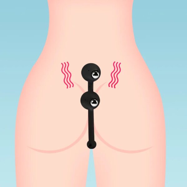 Go Out Anal Plug Silicone Rolling Ball Butt Plug Anus Sex Products Invisible Masturbation Sex Toys For Women Men Anal Dilator - Image 2