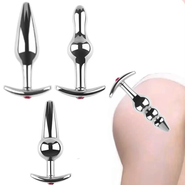 Steel Sex Balls Anal Beads Butt plugs Toys for Man Woman Annal Dildo Sextoy Tooys Pour Female Gay Adults Sexshop Cosplay Mujer
