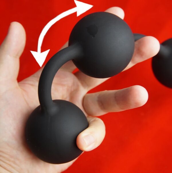 Silicone Dildo Eggs Anal Beads,But Butt Plug with Silicone Huge Anal Balls Sex Toy,Anus Vaginal Masturbator Dilator,Buttplug - Image 3
