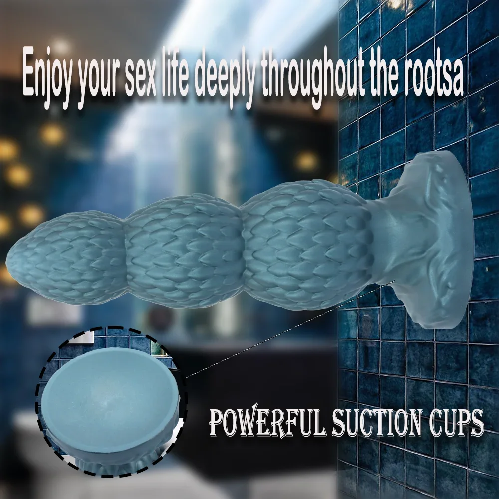 3Sizes Butt Plug Anal Beads Silicone Huge Anal Plug Dildo With Sucker Sex Toys For Men Women G-Spot Stimulation State Massage 3Sizes Butt Plug Anal Beads Silicone Huge Anal Plug Dildo With Sucker Sex Toys For Men Women G-Spot Stimulation State Massage
