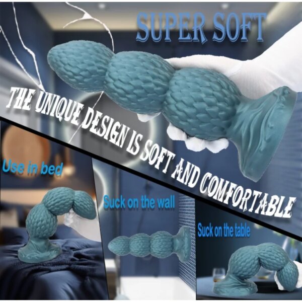 3Sizes Butt Plug Anal Beads Silicone Huge Anal Plug Dildo With Sucker Sex Toys For Men Women G-Spot Stimulation State Massage - Image 3