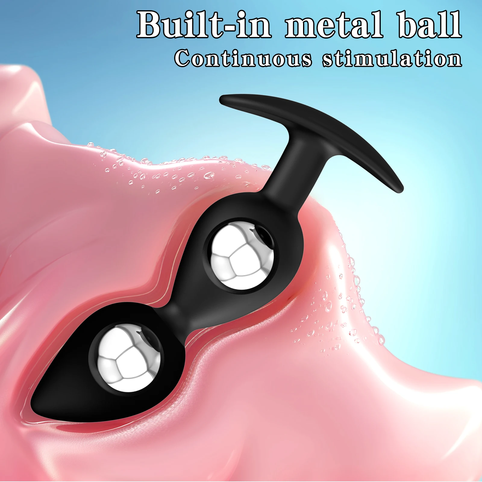 Wearable Anal Plugs With Steel Balls Anal Beads Butt Plug Fake Dildo Analplug Buttplug Butplug Adult 18 Sex Toy For Male Female Wearable Anal Plugs With Steel Balls Anal Beads Butt Plug Fake Dildo Analplug Buttplug Butplug Adult 18 Sex Toy For Male Female