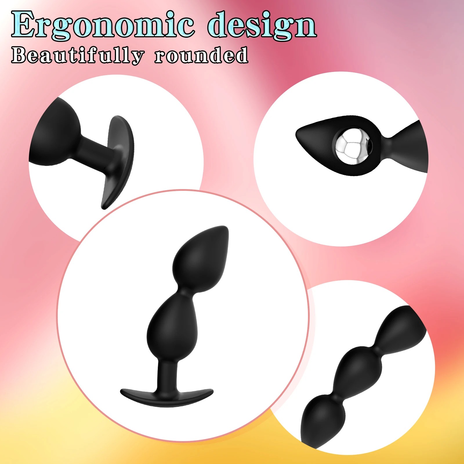 Wearable Anal Plugs With Steel Balls Anal Beads Butt Plug Fake Dildo Analplug Buttplug Butplug Adult 18 Sex Toy For Male Female Wearable Anal Plugs With Steel Balls Anal Beads Butt Plug Fake Dildo Analplug Buttplug Butplug Adult 18 Sex Toy For Male Female