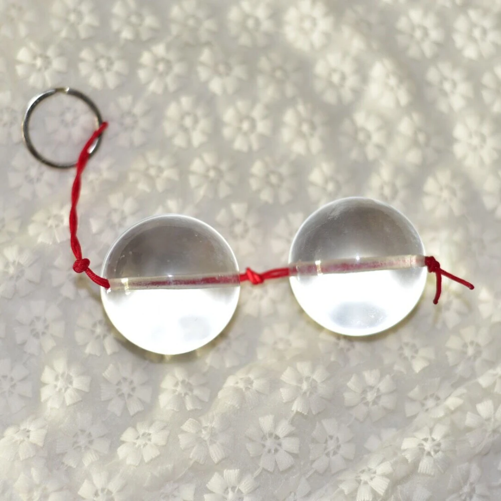 Big Crystal Glass ball 40mm 50mm anal plug beads vagina hand training vaginal Kegel butt plug ball sex toys for Gay Women Men