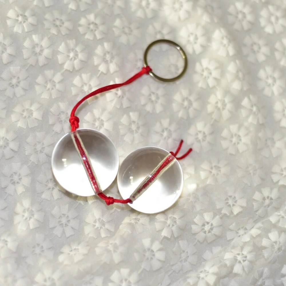 Big Crystal Glass ball 40mm 50mm anal plug beads vagina hand training vaginal Kegel butt plug ball sex toys for Gay Women Men