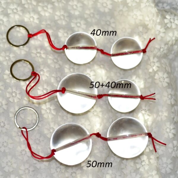 Big Crystal Glass ball 40mm 50mm anal plug beads vagina hand training vaginal Kegel butt plug ball sex toys for Gay Women Men - Image 2