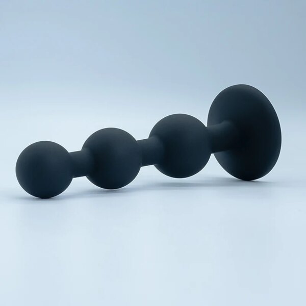 Black Silicone 3 Ball Anal Beads Sex Anal Plug Crystal Base Butt Plug Analplug But Plug Anal Trainer Toys Sex Toys For Woman - Image 6