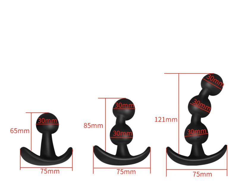 Anal Beads Butt Plug Sex Toys for Women Men Gay Masturbation Soft Silicone Ball Massage Vagina G Spot Stimulation Adult Games Anal Beads Butt Plug Sex Toys for Women Men Gay Masturbation Soft Silicone Ball Massage Vagina G Spot Stimulation Adult Games