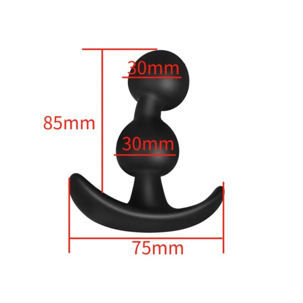 Anal Beads Butt Plug Sex Toys for Women Men Gay Masturbation Soft Silicone Ball Massage Vagina G Spot Stimulation Adult Games - Image 5