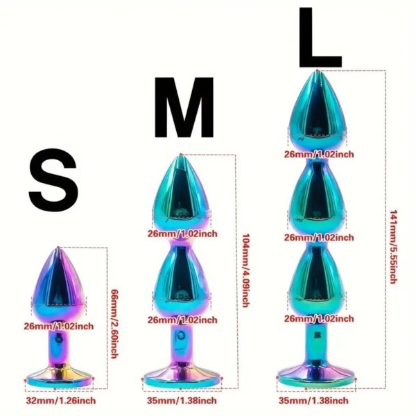 Metal Anal Beads Balls Butt Plug Sex Toy for Women Annals Consolador Buttplug Dildo Sextoy Fun Toys Sext Analplug Sexy Adult Man - Image 6