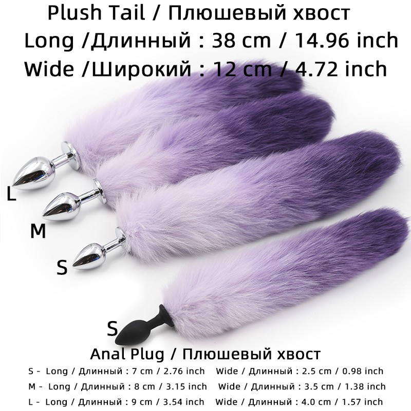 Butt Plug Stimulator Sex Toys Role Play Prostate Massager Fetish BDSM Smooth Plush Anal Plugs Flogger Fox Tail Whip Accessories Butt Plug Stimulator Sex Toys Role Play Prostate Massager Fetish BDSM Smooth Plush Anal Plugs Flogger Fox Tail Whip Accessories