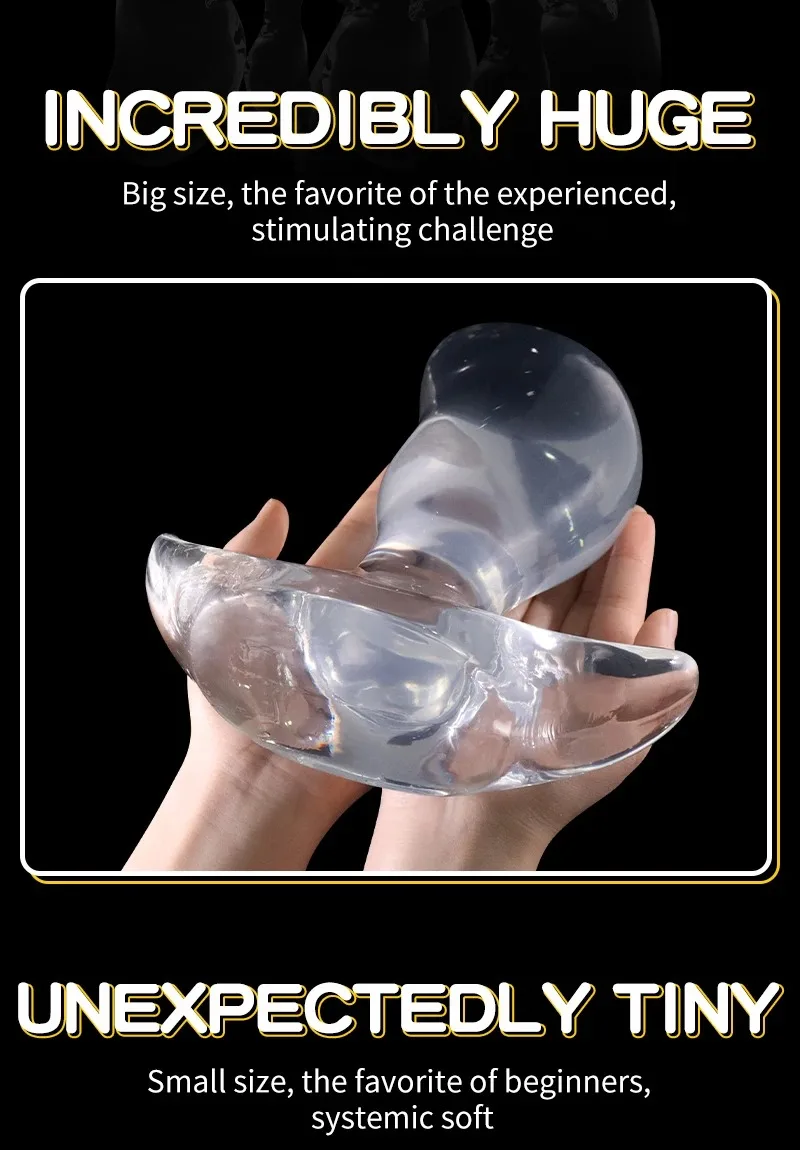 6 Sizes Large Butt Anal Plug Men Soft Jelly Dildo Gay Anal Sex Toys For Women Vagina Anus Dilators Extender Adult 18+ Products