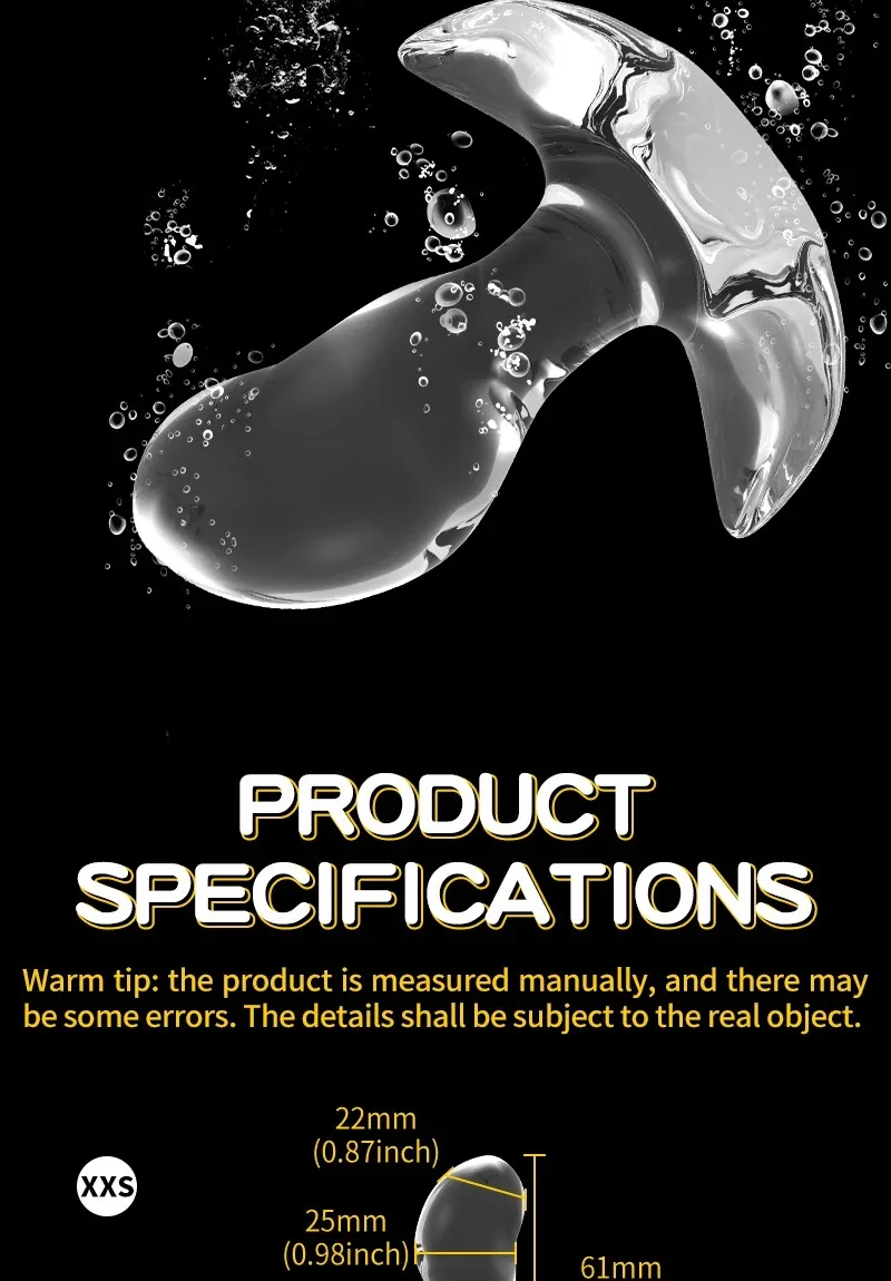 6 Sizes Large Butt Anal Plug Men Soft Jelly Dildo Gay Anal Sex Toys For Women Vagina Anus Dilators Extender Adult 18+ Products