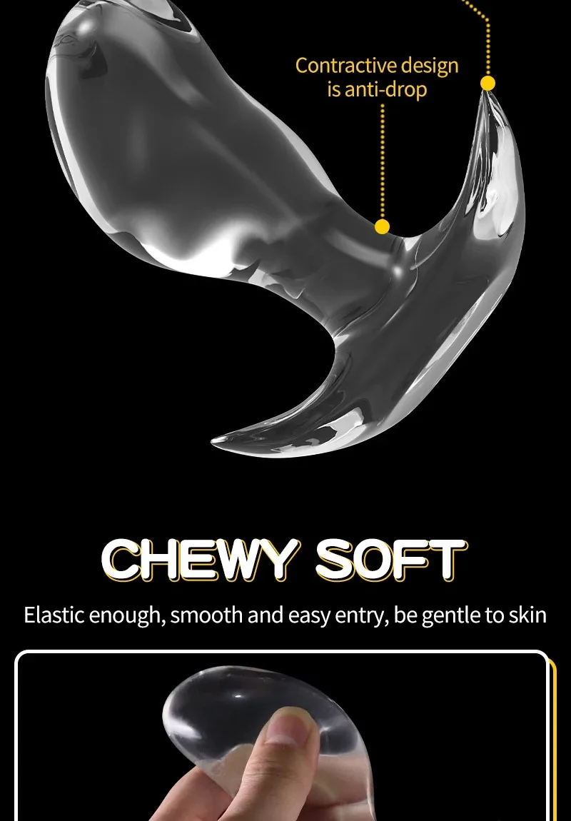6 Sizes Large Butt Anal Plug Men Soft Jelly Dildo Gay Anal Sex Toys For Women Vagina Anus Dilators Extender Adult 18+ Products