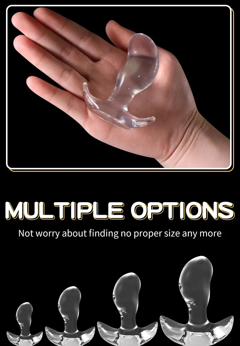 6 Sizes Large Butt Anal Plug Men Soft Jelly Dildo Gay Anal Sex Toys For Women Vagina Anus Dilators Extender Adult 18+ Products