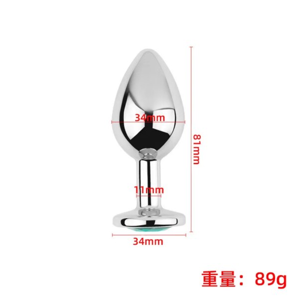 3PCS Multi Size Metal Diamond Anal Buttplug Toys for Men Women Couples Anal Expanders Sm Adult Sex Toys Gay Extreme Sex Bdsm Sex - Image 5