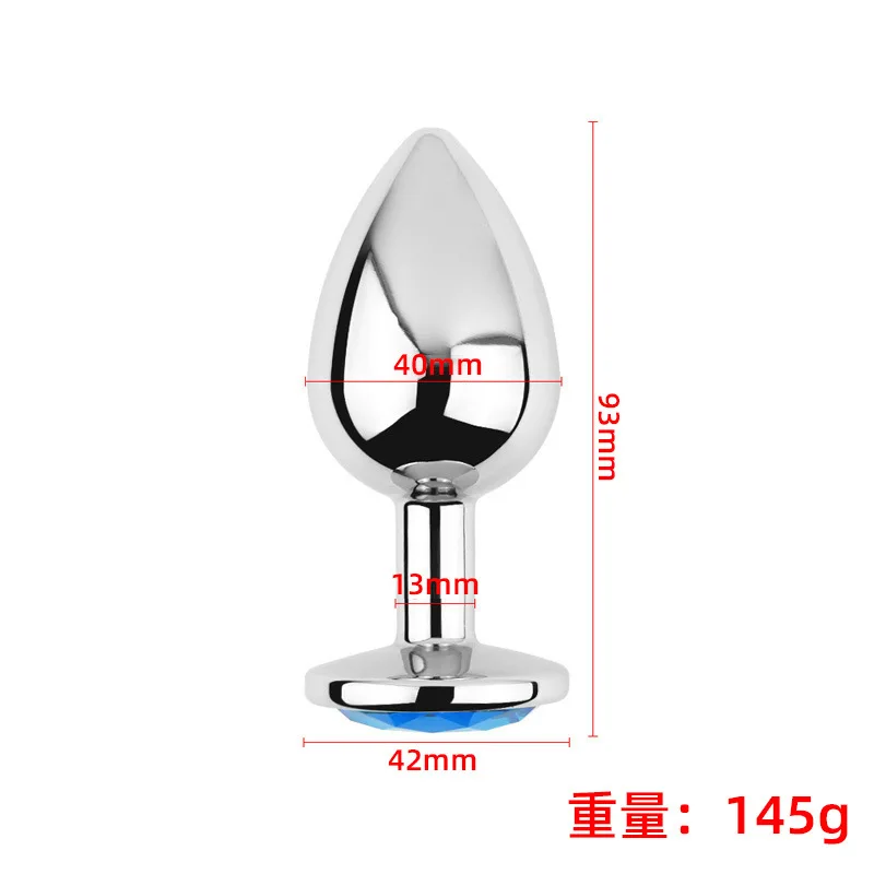3PCS Multi Size Metal Diamond Anal Buttplug Toys for Men Women Couples Anal Expanders Sm Adult Sex Toys Gay Extreme Sex Bdsm Sex