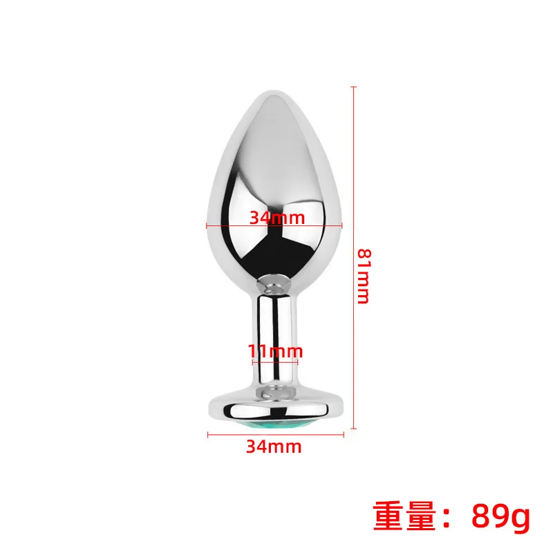 3PCS Multi Size Metal Diamond Anal Buttplug Toys for Men Women Couples Anal Expanders Sm Adult Sex Toys Gay Extreme Sex Bdsm Sex