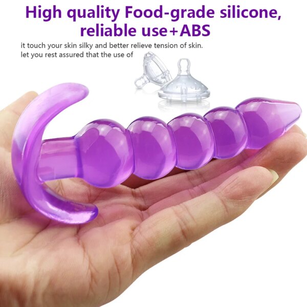 Silicone Anal Plug Vaginal Plug Sex Toys Dildo Masturbation Butt Plug Women Anal Dilator Toys for Gay Anal Toys Sexules Toys - Image 5