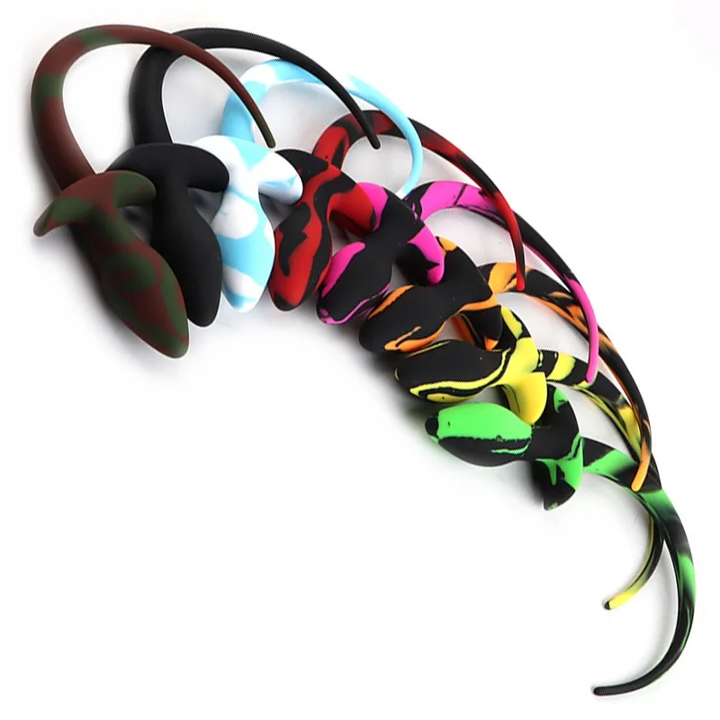 Silicone Dog Tail Anal Plug Tail Butt Plug Sex Toys for Women Men Vibrator Slave Games SM Erotic Toy G-spot Massage Sex Products