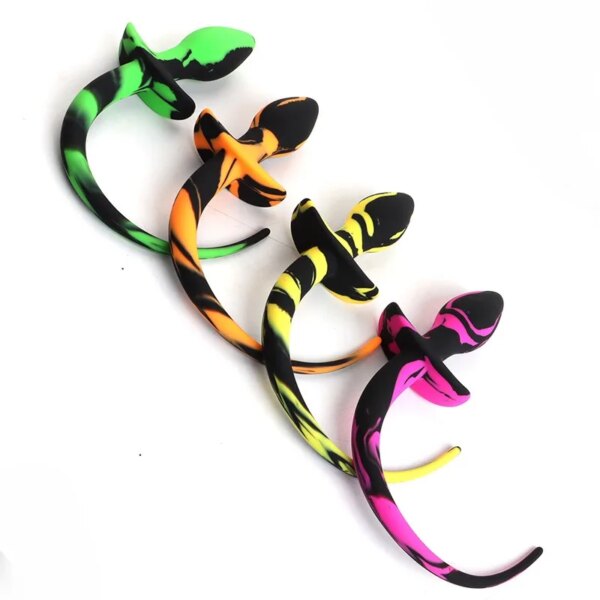 Silicone Dog Tail Anal Plug Tail Butt Plug Sex Toys for Women Men Vibrator Slave Games SM Erotic Toy G-spot Massage Sex Products - Image 5