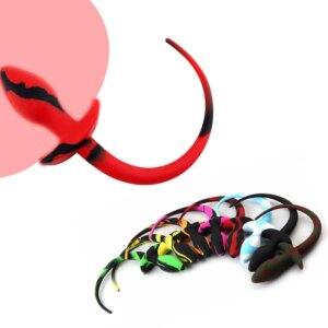 Silicone Dog Tail Anal Plug Tail Butt Plug Sex Toys for Women Men Vibrator Slave Games SM Erotic Toy G-spot Massage Sex Products
