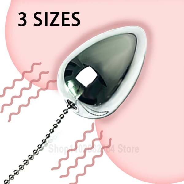 7 Size Stainless Steel Anal Balls Big Expansion Butt Plug For Man Women Masturbator Vagina Ass Plug Ball Egg Anal Beads Sex Toy - Image 2