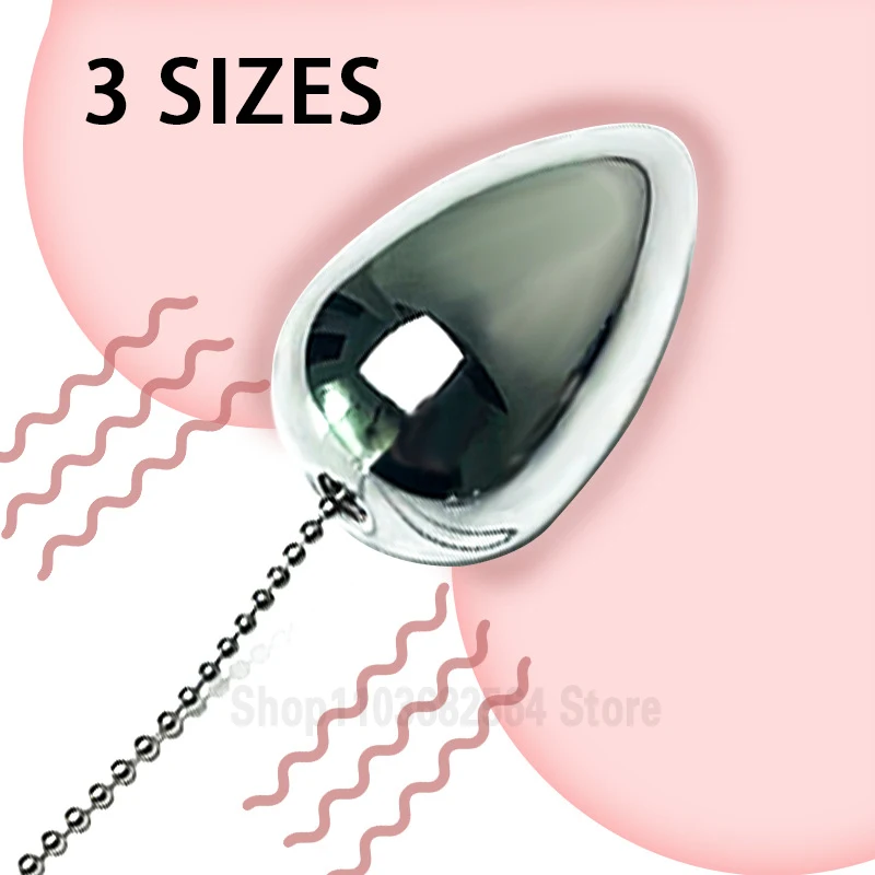 7 Size Stainless Steel Anal Balls Big Expansion Butt Plug For Man Women Masturbator Vagina Ass Plug Ball Egg Anal Beads Sex Toy