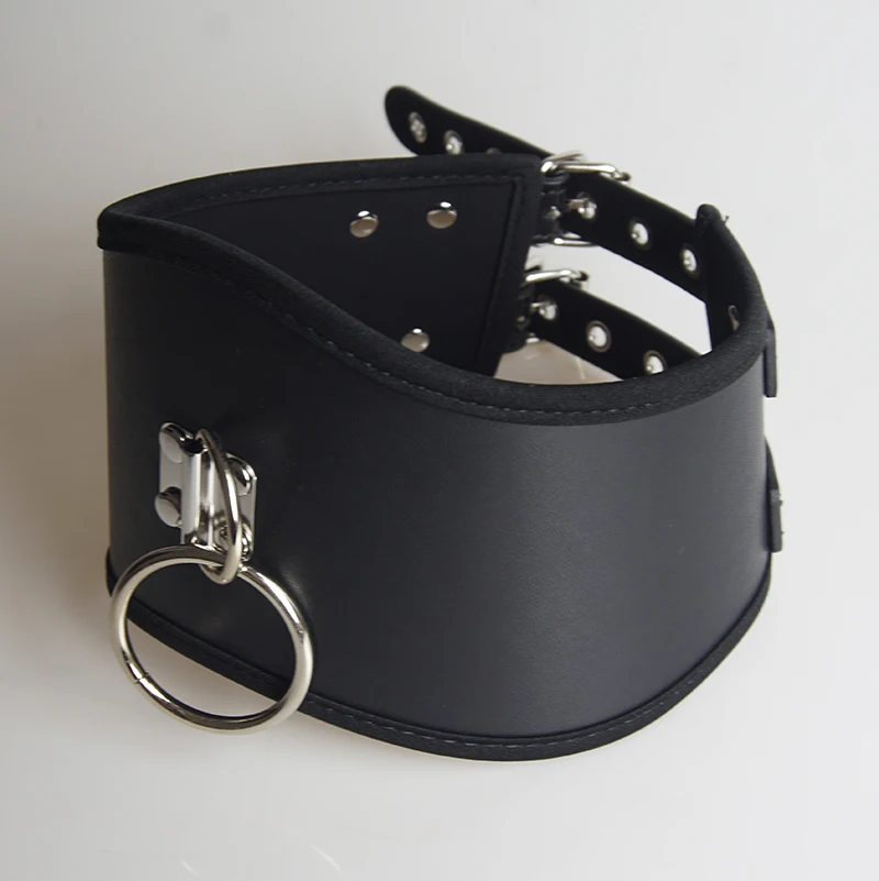 BDSM Slave Posture Collar,Leather Tall Choker Submissive,Leather Neck Harness Bondage Restraints,Restriction,Sex Toys for Couple BDSM Slave Posture Collar,Leather Tall Choker Submissive,Leather Neck Harness Bondage Restraints,Restriction,Sex Toys for Couple