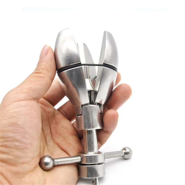 Stainless Steel Anal Dilator Ass Expanding Chastity Device Butt Plug Lock Anus Anal Sex Toys For Women Men Couples Adult Supply - Image 4