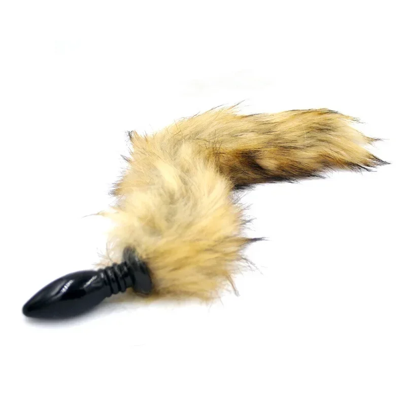 Fox Tail Anal Plug Strap-on Dog Buttplug Couples Flirting Adult Games Anus Sex Toys for Men Women Cosplay Props Erotic Products