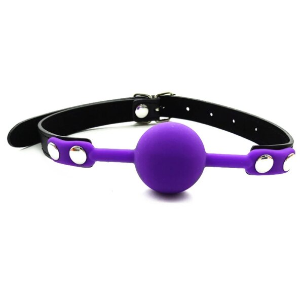 Soft Silicone Gag Ball Sex Toys Open Mouth Gag BDSM Bondage Mouth Ball Woman Couples Adult Games Erotic Accessories Harness - Image 3