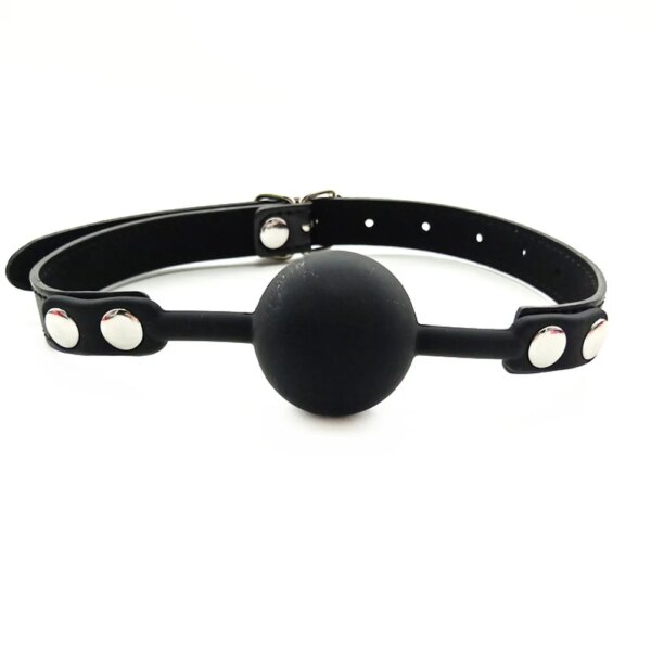 Soft Silicone Gag Ball Sex Toys Open Mouth Gag BDSM Bondage Mouth Ball Woman Couples Adult Games Erotic Accessories Harness - Image 5