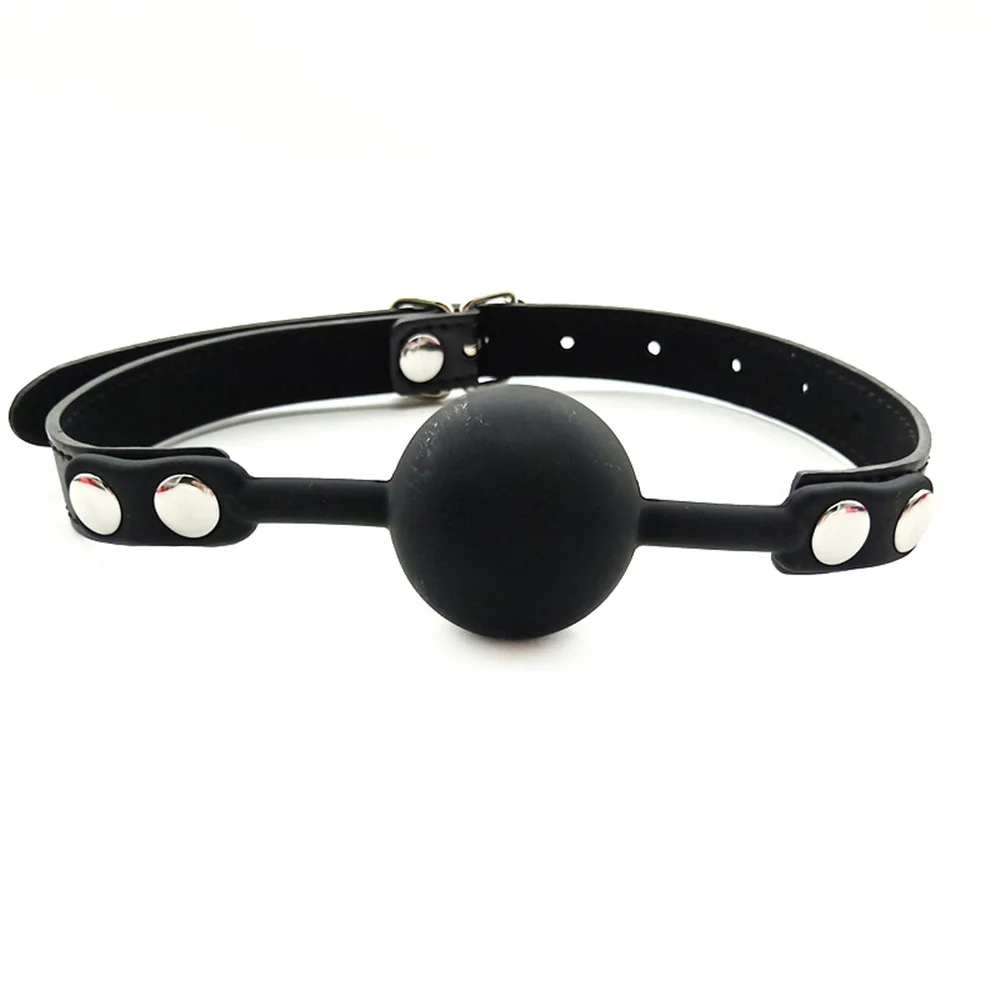 Soft Silicone Gag Ball Sex Toys Open Mouth Gag BDSM Bondage Mouth Ball Woman Couples Adult Games Erotic Accessories Harness