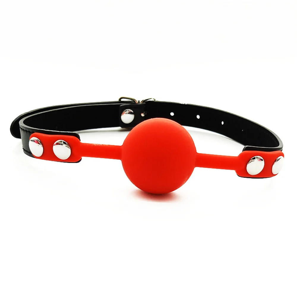 Soft Silicone Gag Ball Sex Toys Open Mouth Gag BDSM Bondage Mouth Ball Woman Couples Adult Games Erotic Accessories Harness