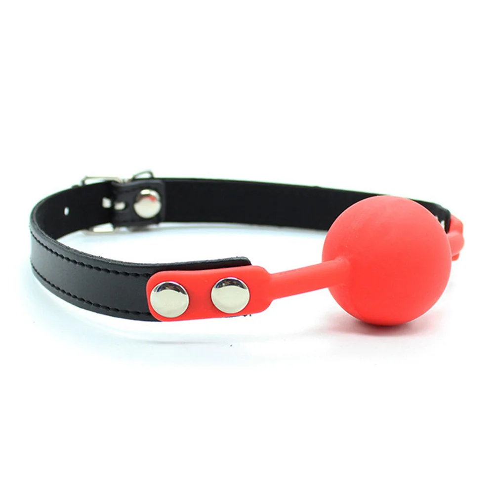 Soft Silicone Gag Ball Sex Toys Open Mouth Gag BDSM Bondage Mouth Ball Woman Couples Adult Games Erotic Accessories Harness