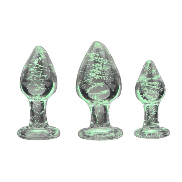 28-40mm Luminous Butt Plug Glass Anal Beads For Women Dildos Female Masturbator Sex Toys Adult Men Couple Games Erotic Products - Image 5
