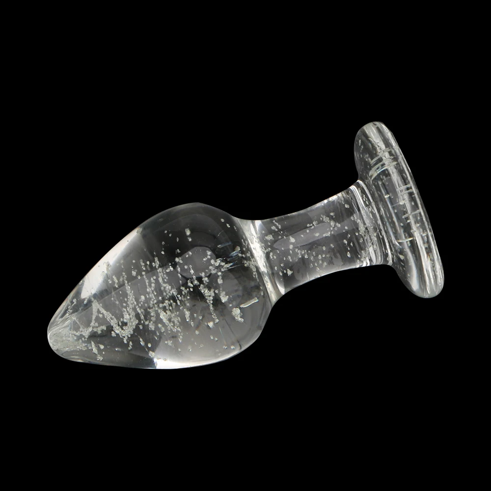 28-40mm Luminous Butt Plug Glass Anal Beads For Women Dildos Female Masturbator Sex Toys Adult Men Couple Games Erotic Products